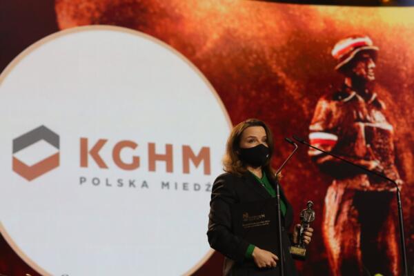 Lidia Marcinkowska-Bartkowiak, dyrektor naczelna ds komunikacji KGHM Polska Miedź_Złoty BohaterON_FIRMA