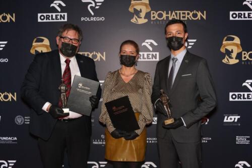 Tomasz Karasiński, Grzegorz Krynicki, Magdalena Kupczak_Grupa Historyczna Zgrupowanie Radosław_Złoty BohaterON_ORGANIZACJA NON PROFIT_JPG